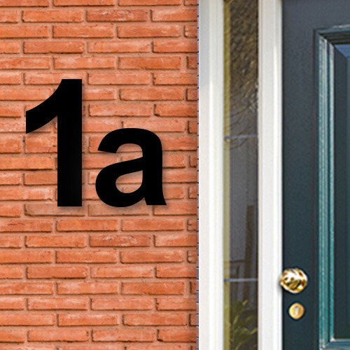 Huisnummer letter a, Hoogte - Hoge
